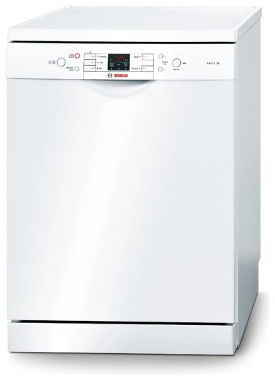 Bosch - SMS53M02GB - Full Size Dishwasher - White